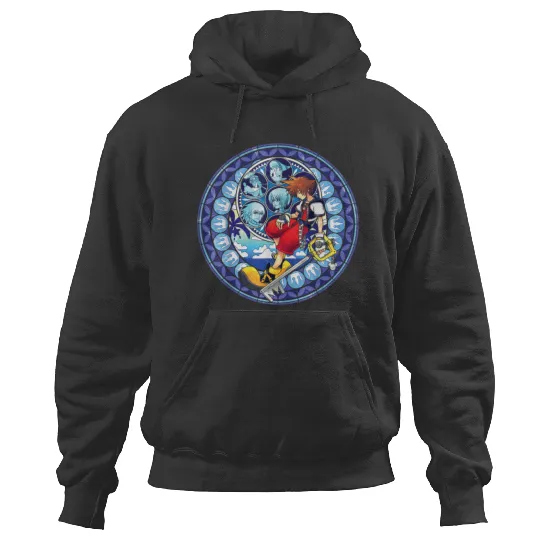 Disneyss Kingdom Hearts Sora Stained Glass Hoodies