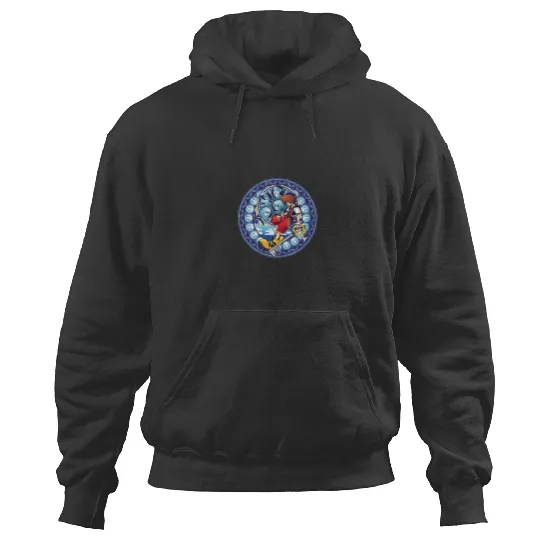 Disneyss Kingdom Hearts Sora Stained Glass Hoodies