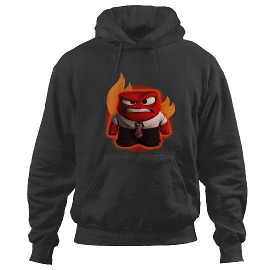 Discover Disney Pixars Inside Out Anger Full Body Flaming Shot Hoodies