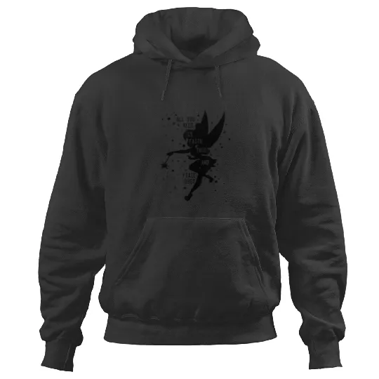 Discover Disney Peter Pan Tinker Bell Pixie Dust  Silhoue Hoodies