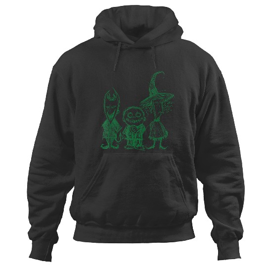 Disney The Nightmare Before Christmas 2024 Boogies Trio 2-sided Hoodies