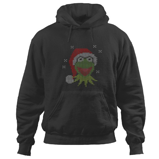 Discover Disney The Muppets Christmas K the frog With Santa Hat Hoodies