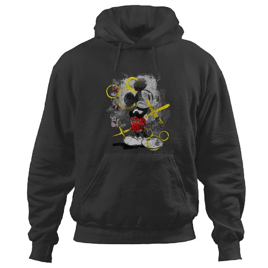 Discover Disney Mickey and Friends Grunge Sides Of Mickey Hoodies