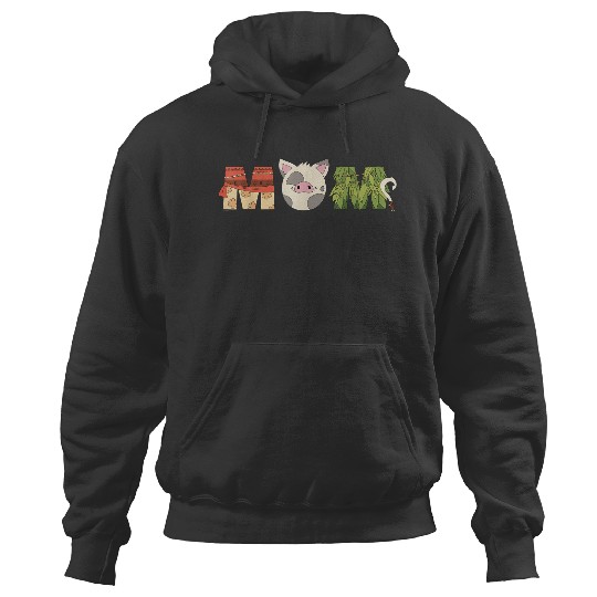 Discover Disneyss Moana Letters Pua Maui Mothers Day Birthday Best Mom Hoodies