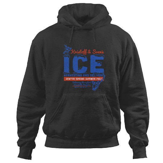 Discover disney frozens Kristoff Svens Ice Harvesting And Delivery Hoodies