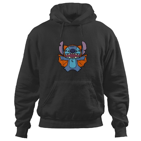 Discover Disney Stitch Bat Halloween Costume Hoodies