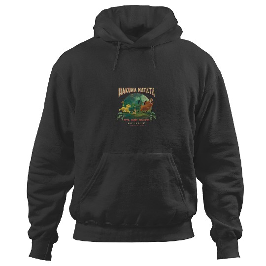 Disneyss Lion King Hakuna Matata Motto Simba Timon Pumbaa Hoodies