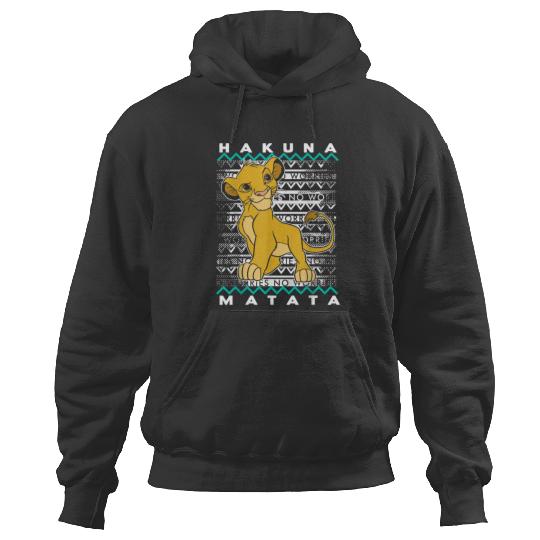Discover Disneyss Lion King Simba Ugly Christmas Graphic Hoodies