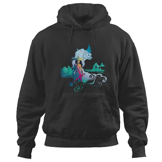 Disneyss Raya And The Last Dragon Watercolor Hoodies