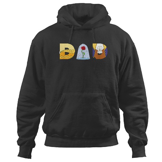 Discover Disney Beauty And The Beast Belle Fathers Day Birthday Dad Hoodies