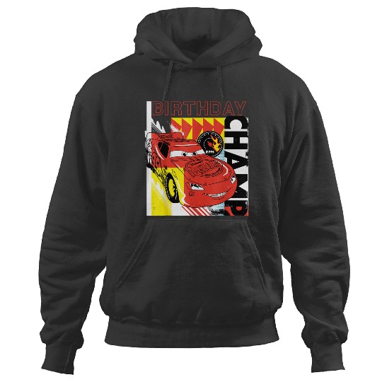 Discover Disney And Pixars Cars Lightning Mcqueen Birthday Champ Hoodies
