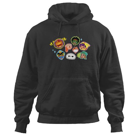 Disneyss Big Hero 6 Baymax And Hiro Superheroes Kawaii Hoodies