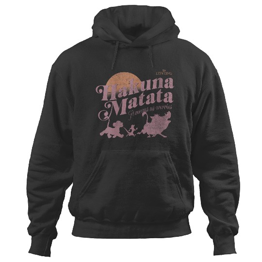 Disneyss The Lion King Hakuna Matata It Means No Worries Hoodies