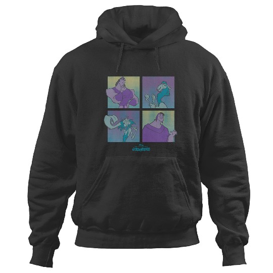 Discover Disney The Emperors New Groove Character Grid Hoodies