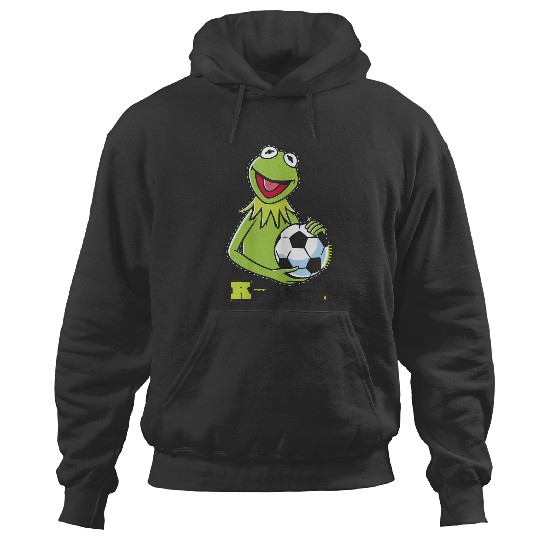 Disneyss The Muppets Kermit Soccer Ball Vintages Stencil Logo Hoodies
