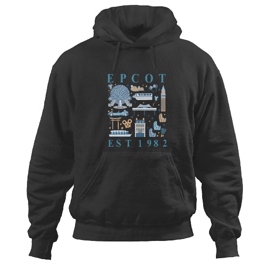 Disney Epcot Since 1982 Hoodies, Disney Trip Family Hoodies, Disney Aesthetic Hoodies, Disneyworld Hoodies, Disneyland Hoodies,  Hoodies