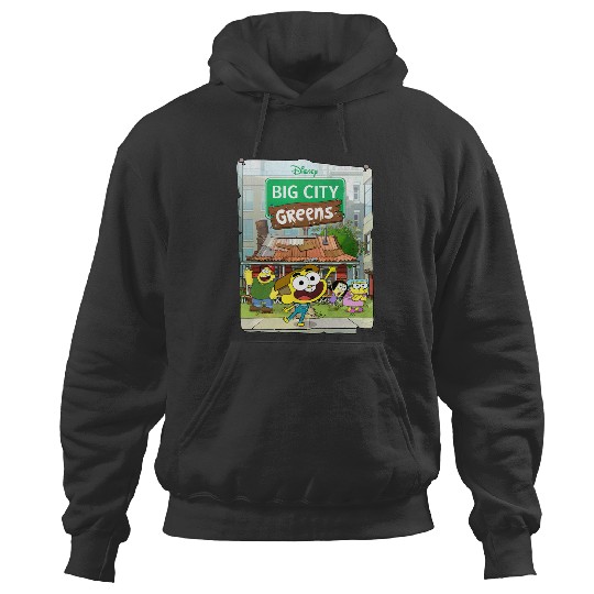 Discover Disney Big City Greens Poster Cricket and Family Hoodies