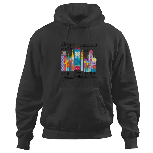 It's a Small World Hoodies, Disney Hoodies, Disney Small World, Many Languages Hoodies