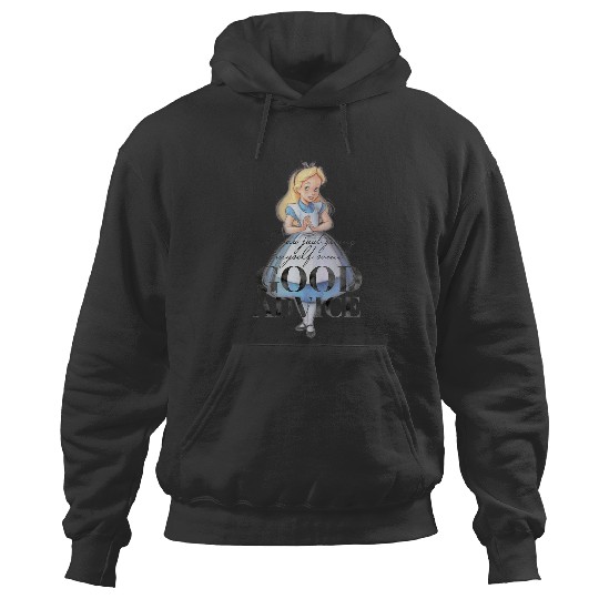 Disneyss 100 Anniversary Alice In Wonderland D100 Quote Hoodies