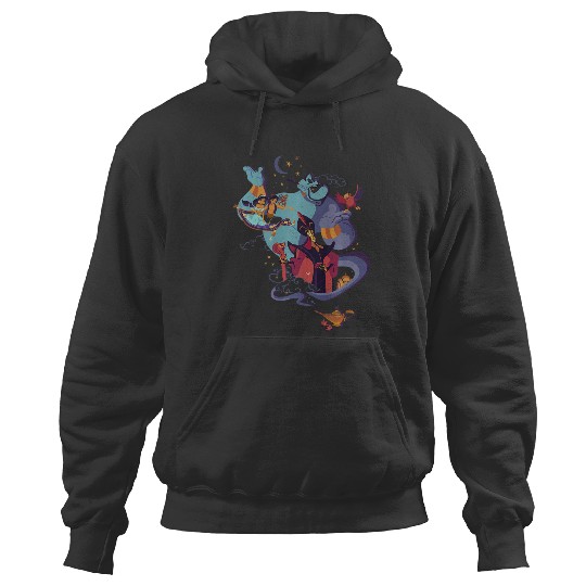 Discover Disney Aladdin Vintages Group Shot Night Portrait Premium Hoodies