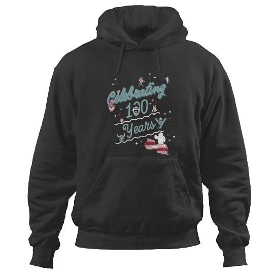 Discover Disney 100 Celebrating 100 Years of Wonder Muted Cute D100 Hoodies