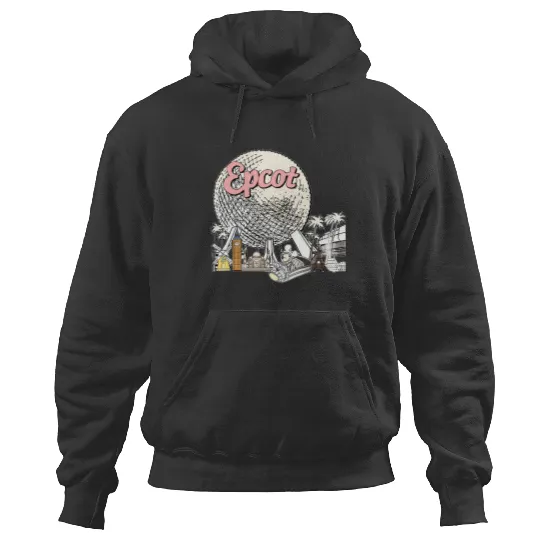 Disney Epcot  Hoodies, Epcot World Tour Hoodies, Epcot Center 1982 Hoodies