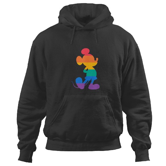 Discover Disney Mickey Mouse Pride Classic Pose Rainbow I Hoodies