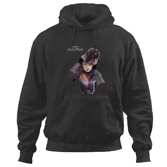 Star Wars Ahsoka Sabine Wren with Mandalorian Helmet Disney+ Hoodies