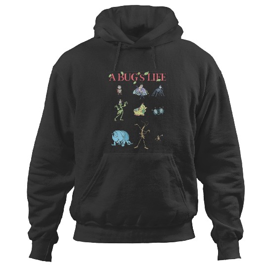 Discover Disney Pixar A Bug's Life Iconic Circus Bugs Characters Logo Hoodies