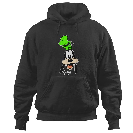 Disney Mickey And Friends Goofy Big Face Portrait Hoodies
