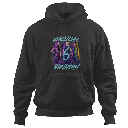 Disney Descendants 3 Magical 6th Birthday Group Poster Hoodies
