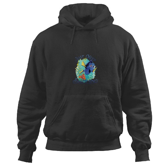 Disneyss Pixars Finding Dory Just Keep Swimming Ocean Logo Hoodies