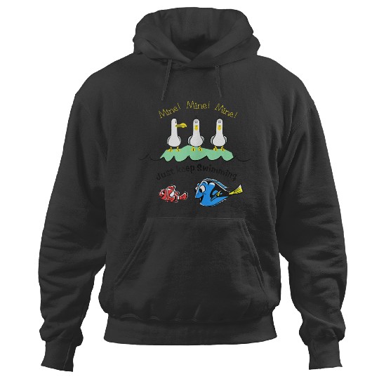 Disneyss Pixars Finding Nemo Dory Seagulls Just Keep Swimming Hoodies