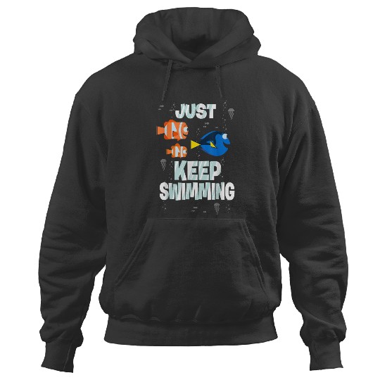Disneyss Pixars Finding Dory Just Keep Swimming Clown Fish Crew Hoodies