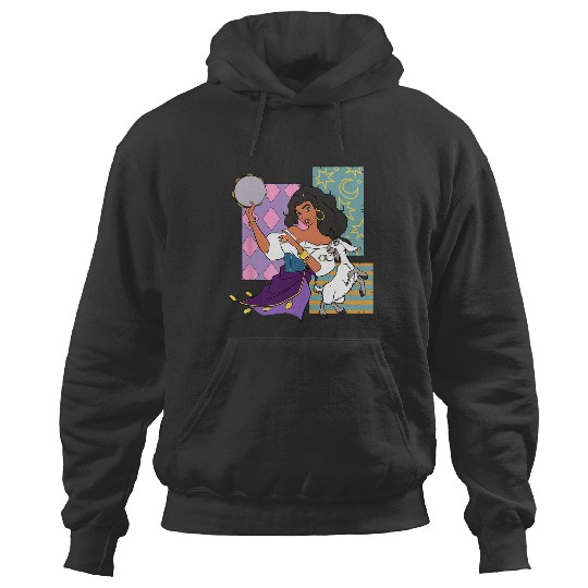 Discover Disney The Hunchback Of ND Esmeralda Dancing Logo Hoodies