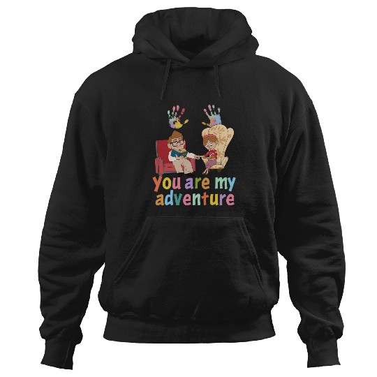 Disney Movie You Are My Adventure Hoodies, Disney Couple Carl and Ellie Hoodies
