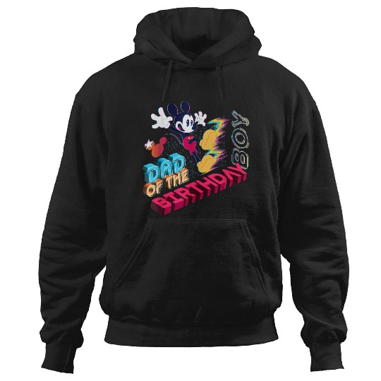 Disney Mickey Mouse Family Star Dad Of The Birthday Boy Hoodies