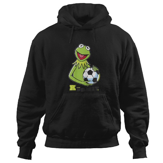 Disneyss The Muppets Kermit Soccer Ball Vintages Stencil Logo Hoodies