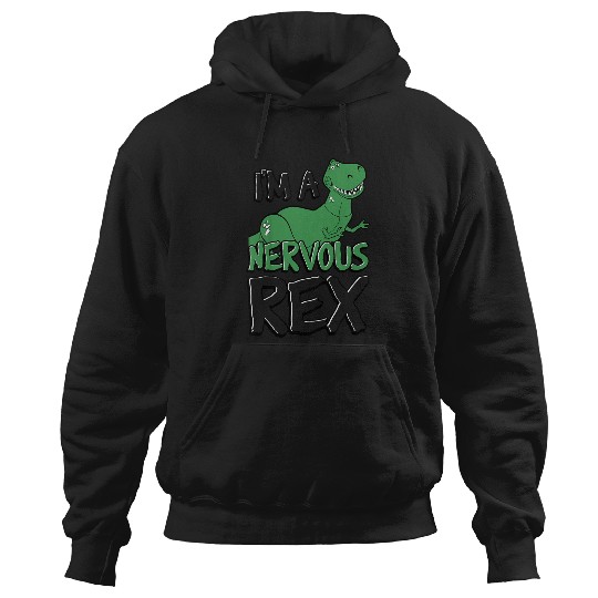 Disneyss Pixars Toy Story I'm A Nervous Rex Retro Portrait Hoodies