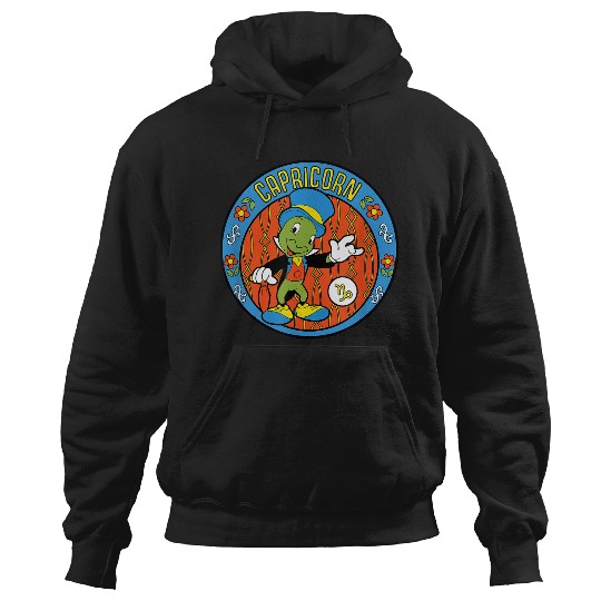 Disneyss Pinocchio Jiminy Cricket Zodiac Capricorn Hoodies
