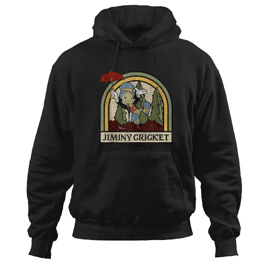 Disneyss Pinocchio Jiminy Cricket Established 1940 Hoodies