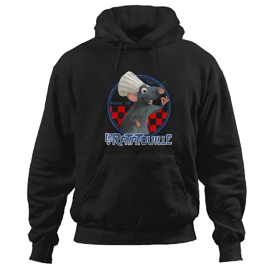 Disney Ratatouille Remy Chef Hat Portrait Raglan Baseball Tee Hoodies