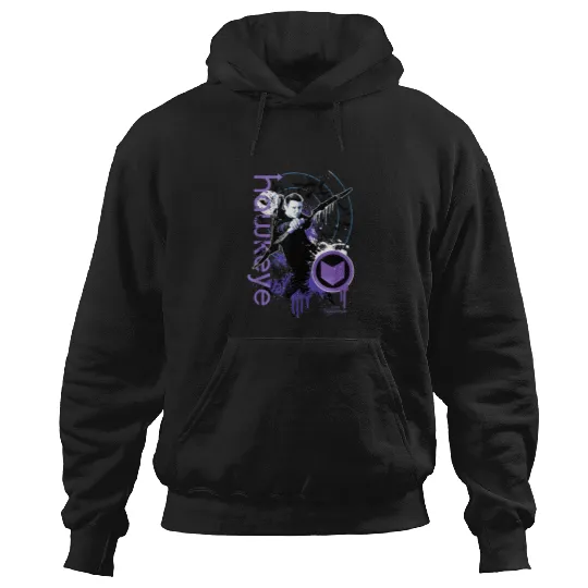 Marvel Hawkeye Disney Plus Target Paint Splatter Hoodies