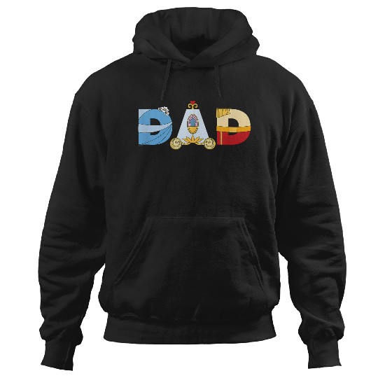 Disneyss Cinde Letters Fathers Day Birthday Best Dad Hoodies