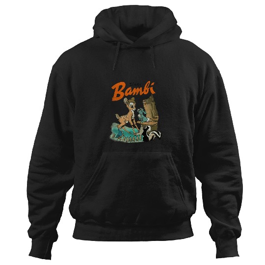 Disney Bambi  Group Poster Hoodies