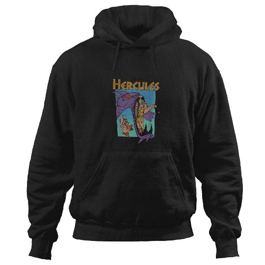 Disney Hercules Hydra Battle Retro Classic Movie Hoodies