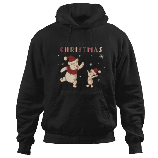 Disney Winnie the Pooh Piglet Kinda Feels Like Christmas Merry Christmas 2024 Hoodies