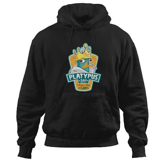 Disney Phineas And Ferb Platypus Day King Perry Portrait Hoodies
