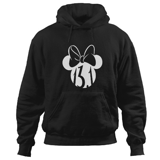Disney Mickey And Friends Minnie Mouse Half Marathon 13.1 Hoodies