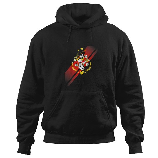 Disney Mickey Mouse Donald and Goofy Soccer Run Hoodies